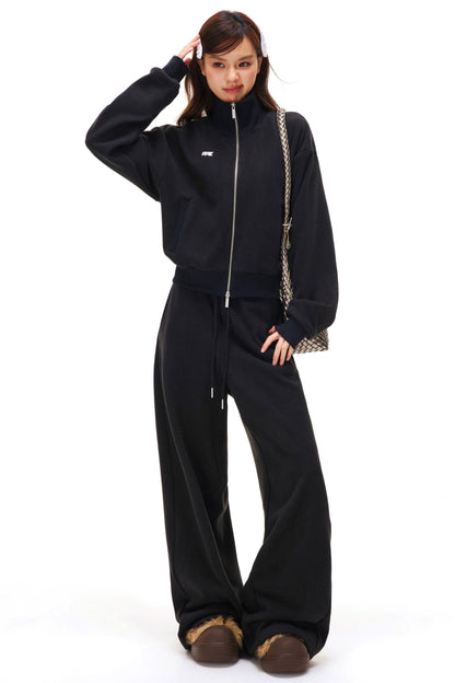 Fleece Zipper Jacket + Pants
