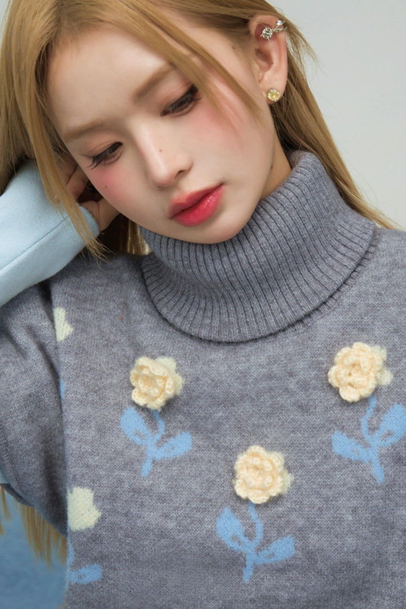 Knit Top + Inner Top + Skirt