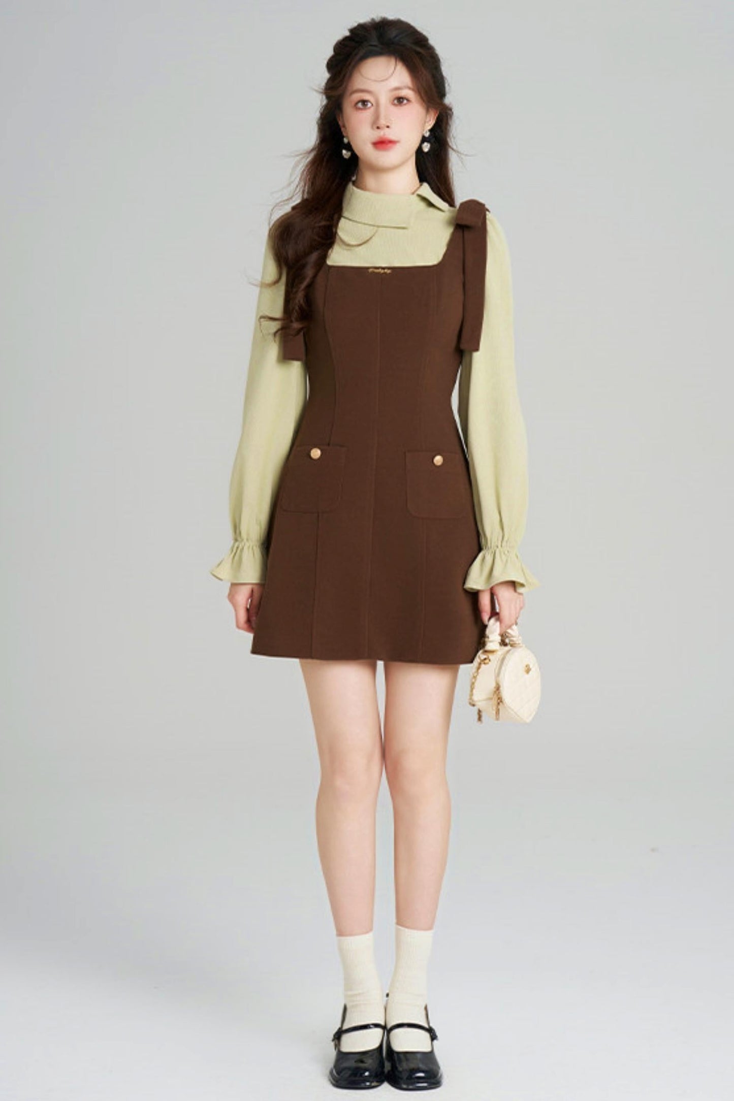 Waist-cinching Suit Dress