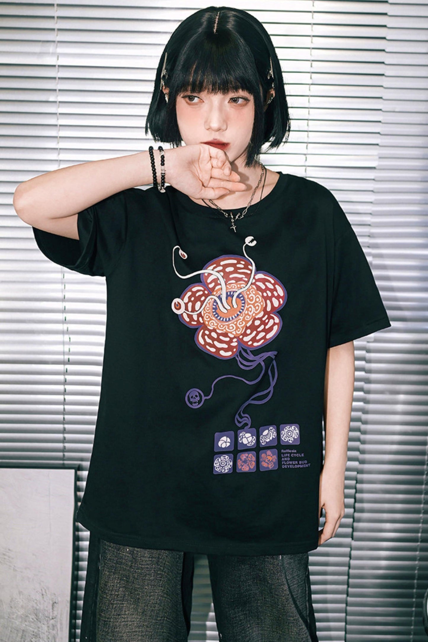 King Flower Cotton Top