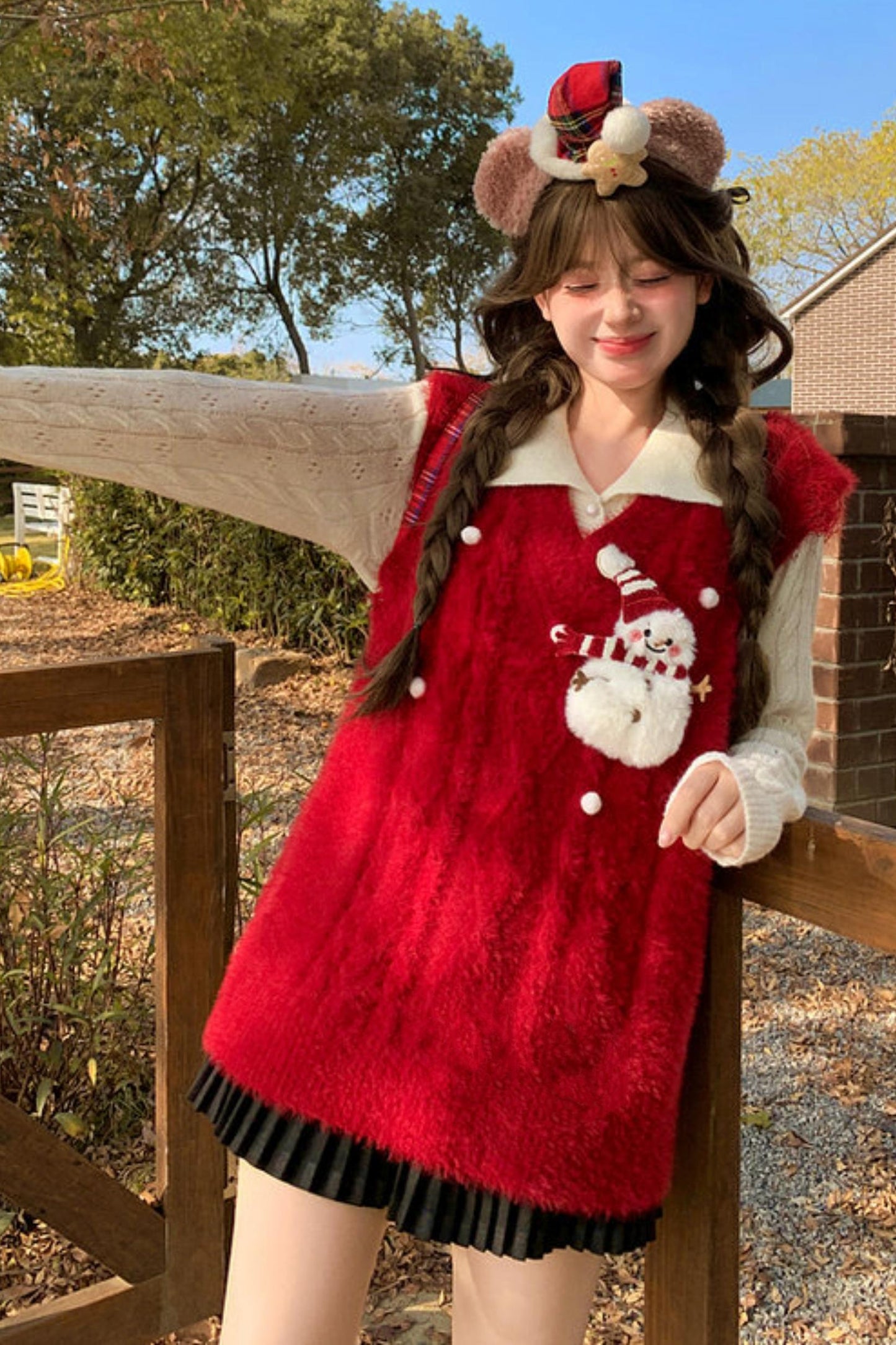 Sweet Winter Knit Vest + Sweater