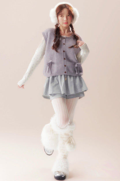 Moonlight Song Ribbon Knit Vest