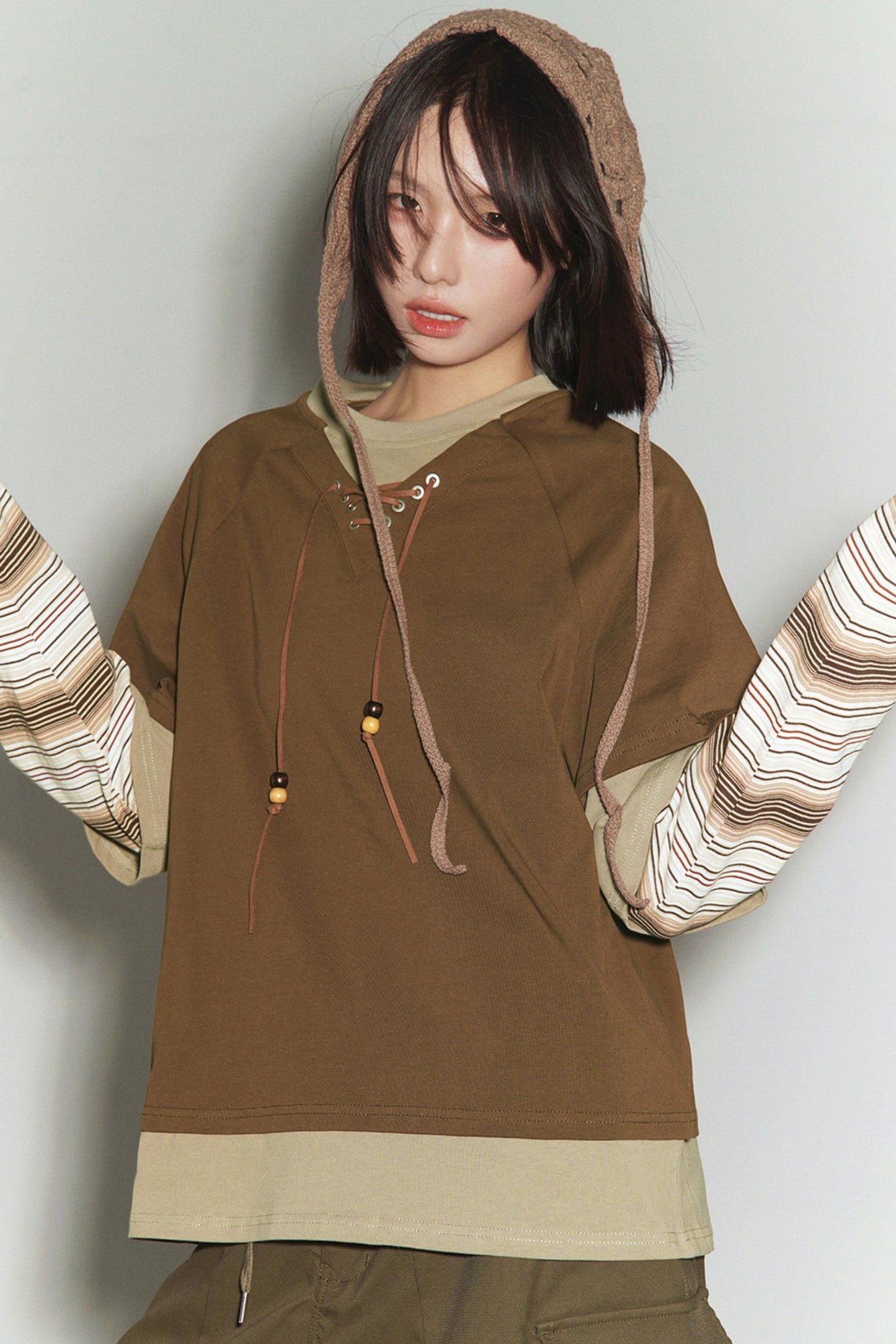 Gravity Patchwork Color Block Top