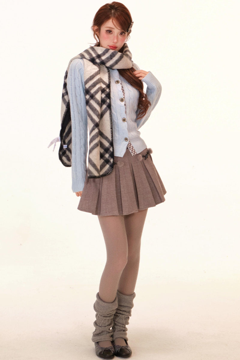 Sweet Knit Cardigan + Skirt