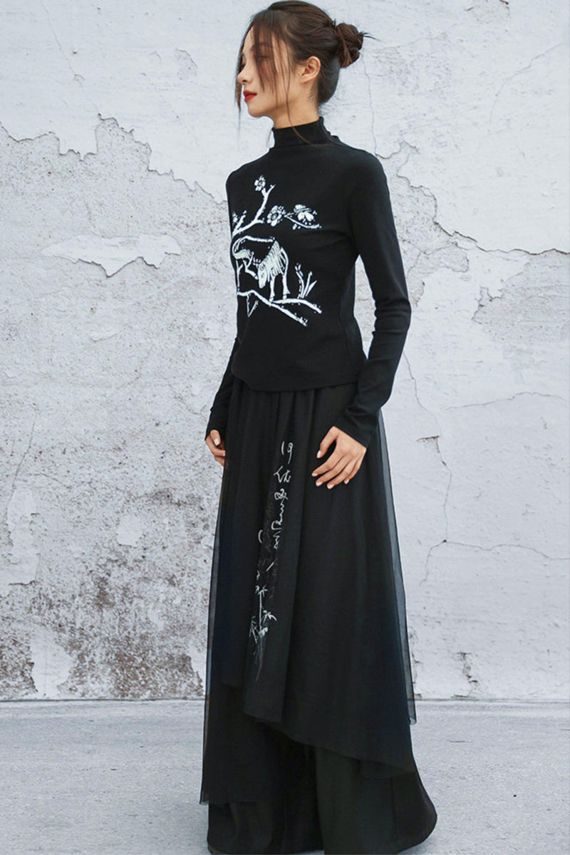 Artistic Knit Slim Fit Top