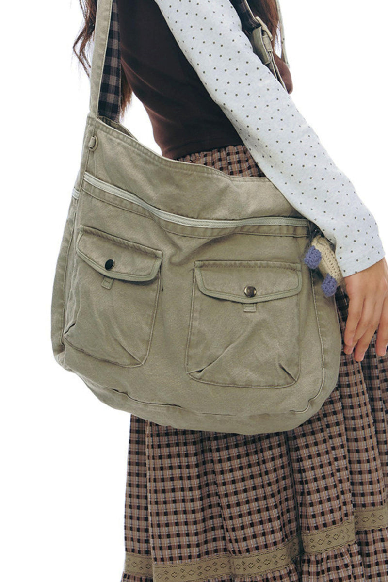 Patchwork Canvas Bag