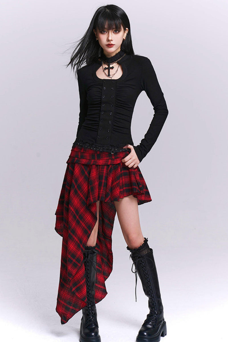 Gothic Waist Cinch Top