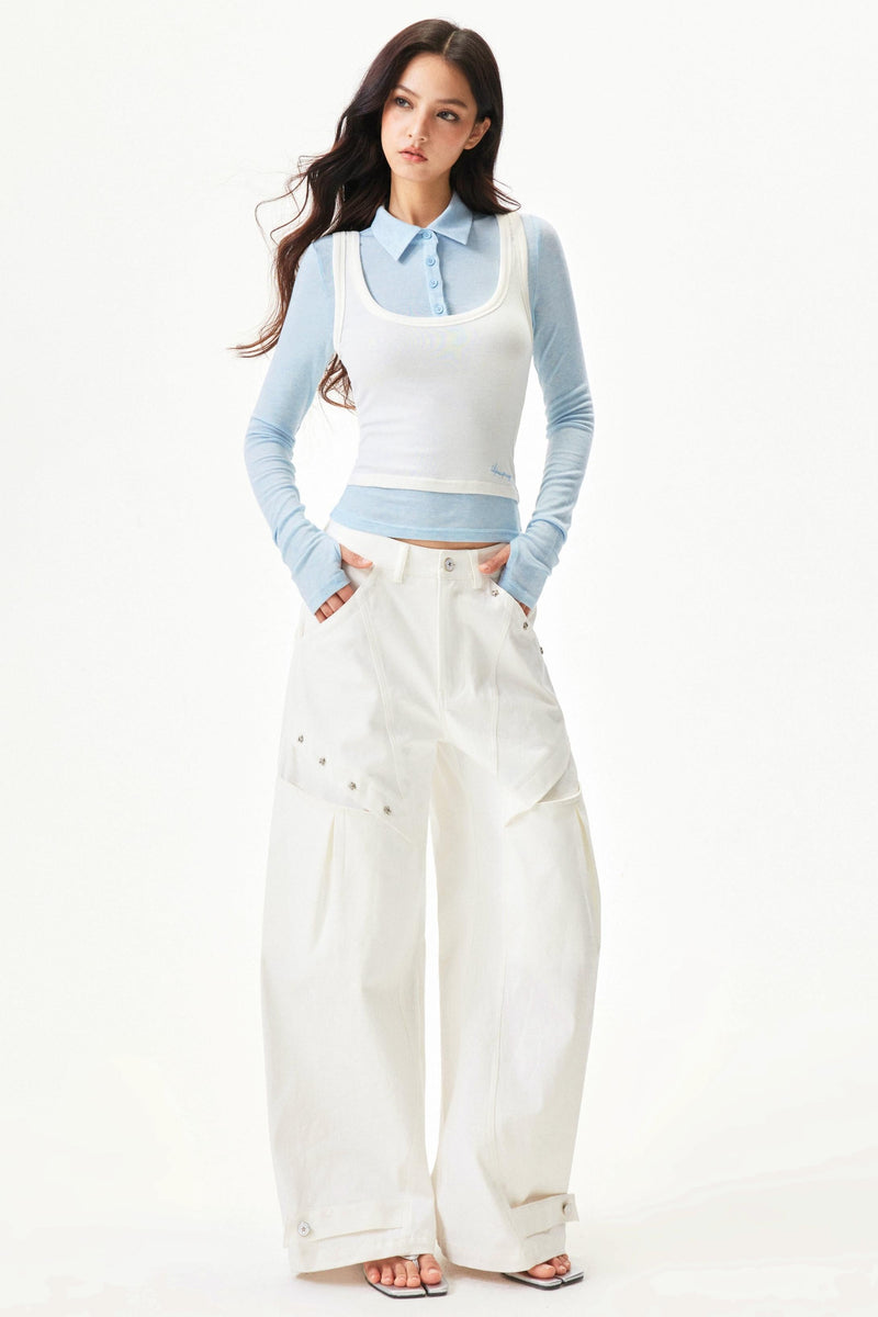 Fitted Tencel Knit Vest