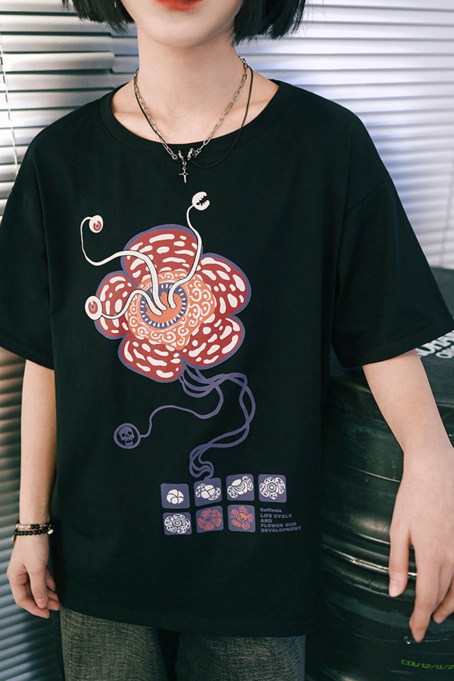 King Flower Cotton Top