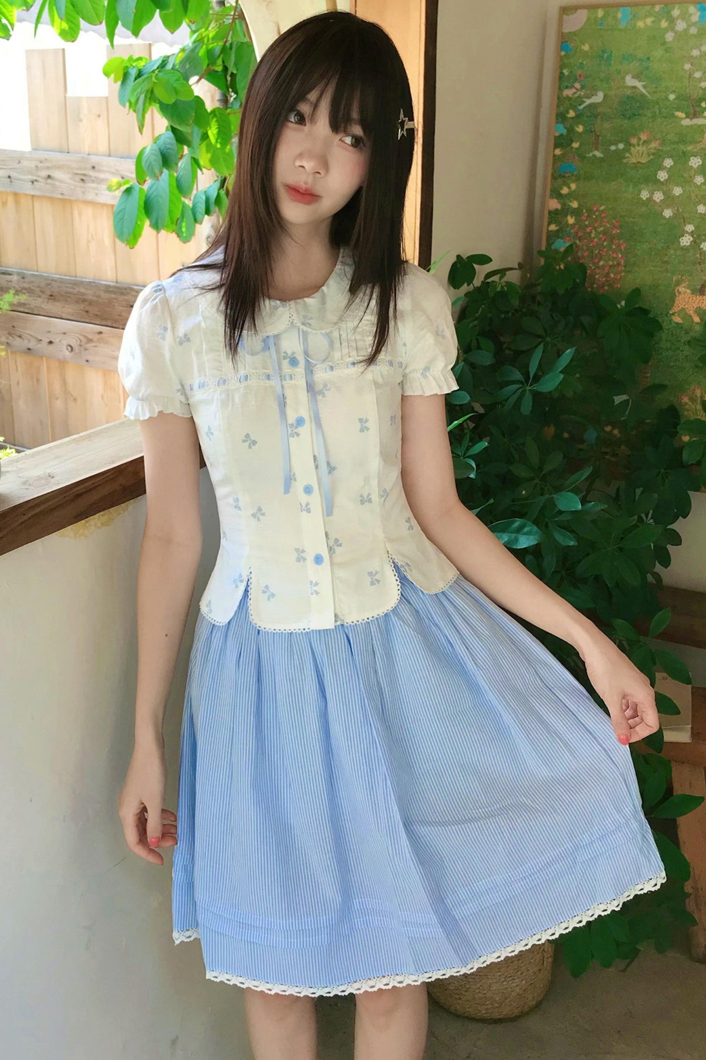 Doll Color Summer Top + Skirt