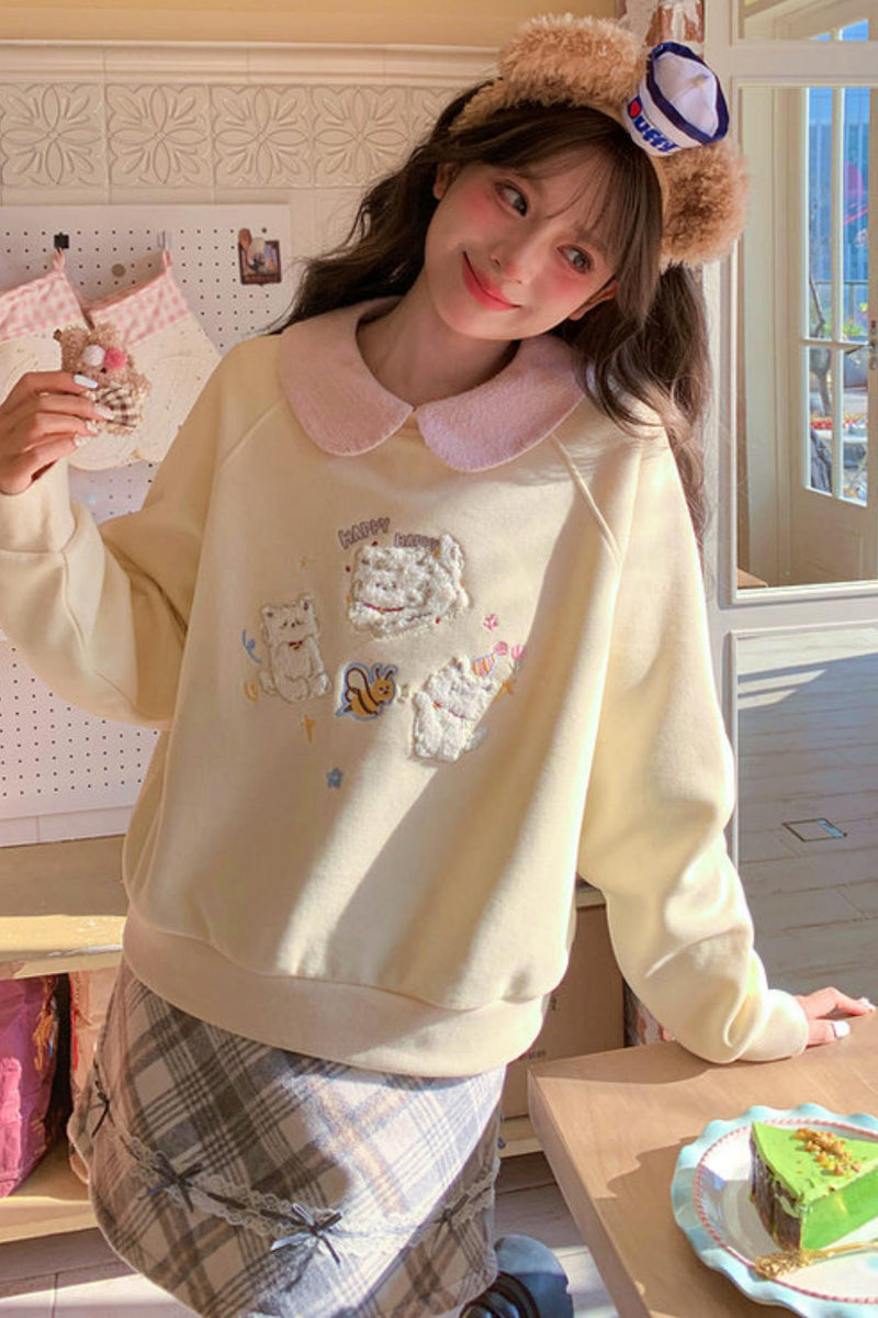 Sweet Dog Loose Sweatshirt