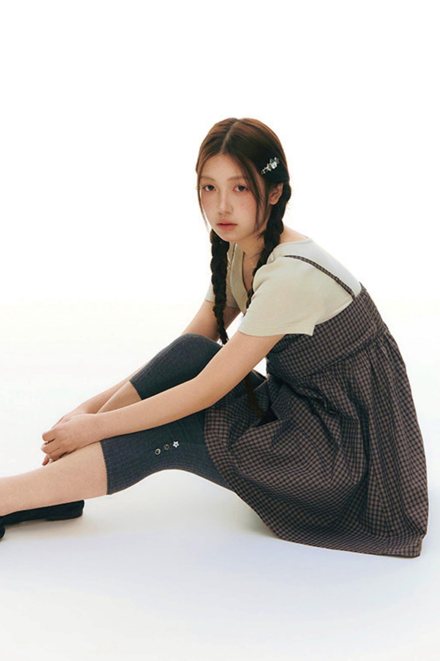 Fake Two-piece Cotton Top