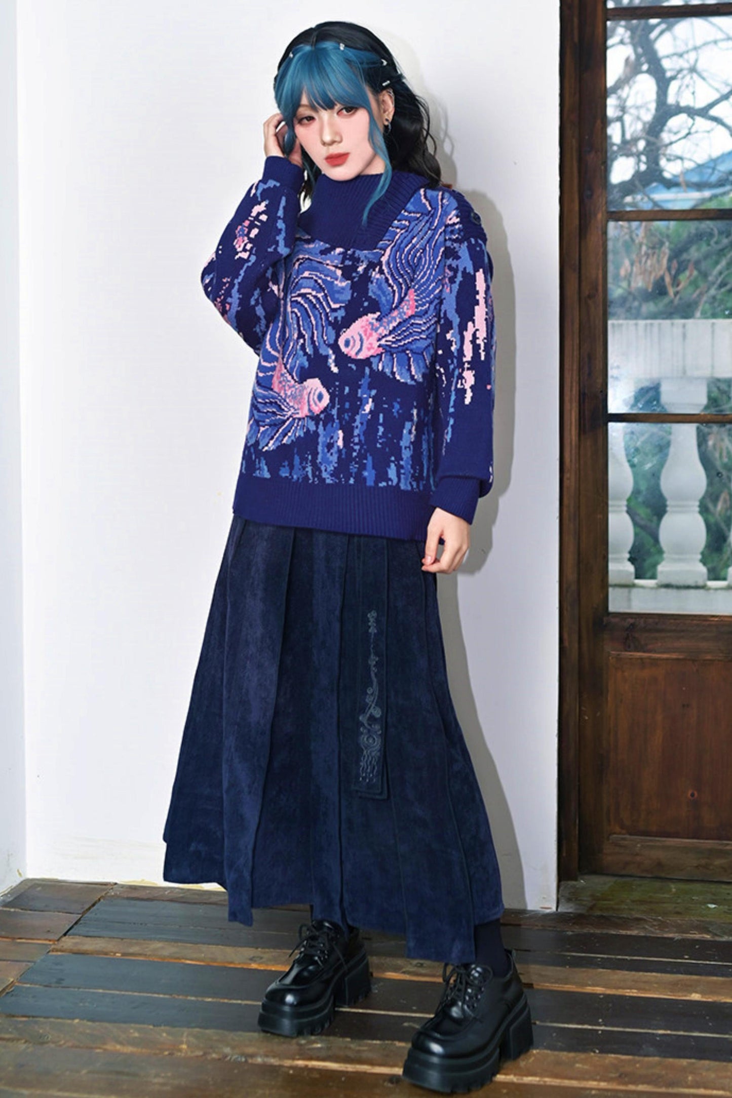 Floating Findream Jacquard Top