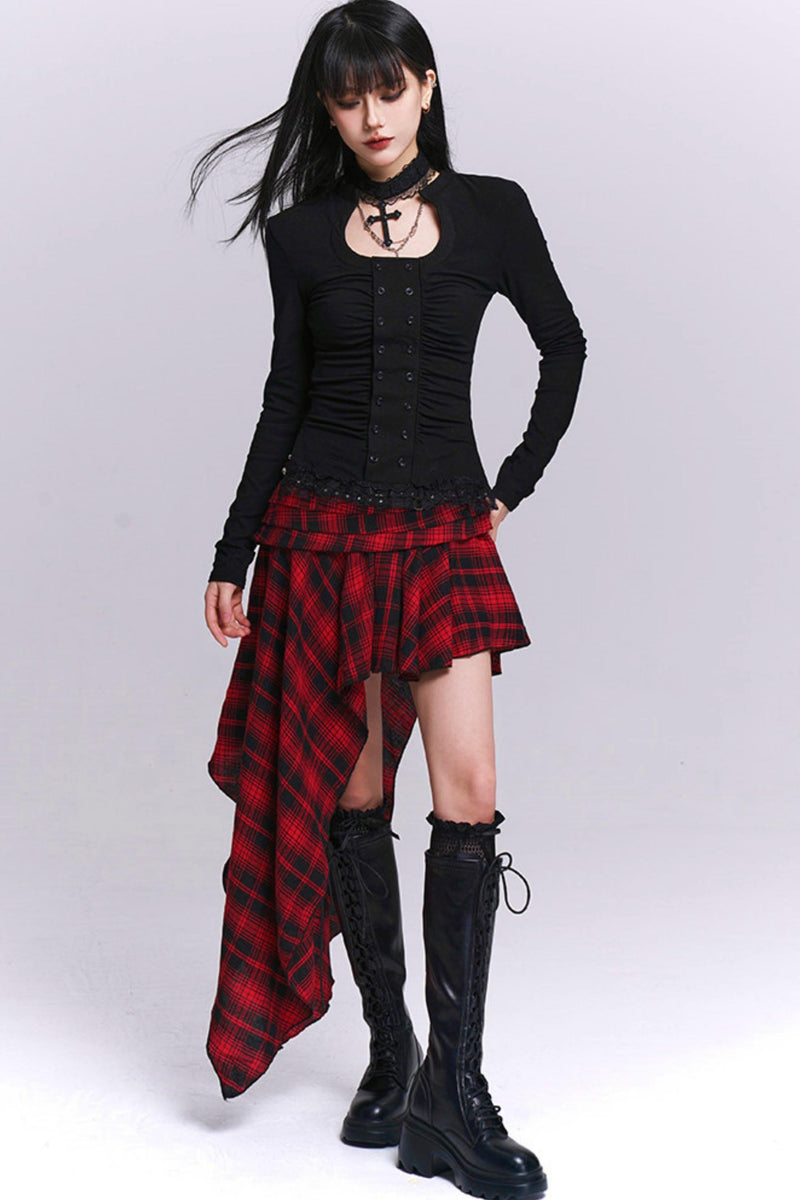 Gothic Waist Cinch Top
