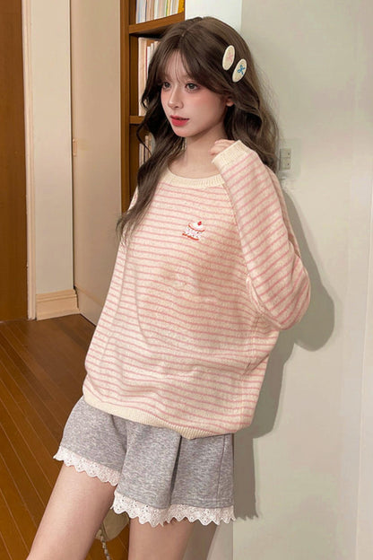 Sweet Cake Striped Top