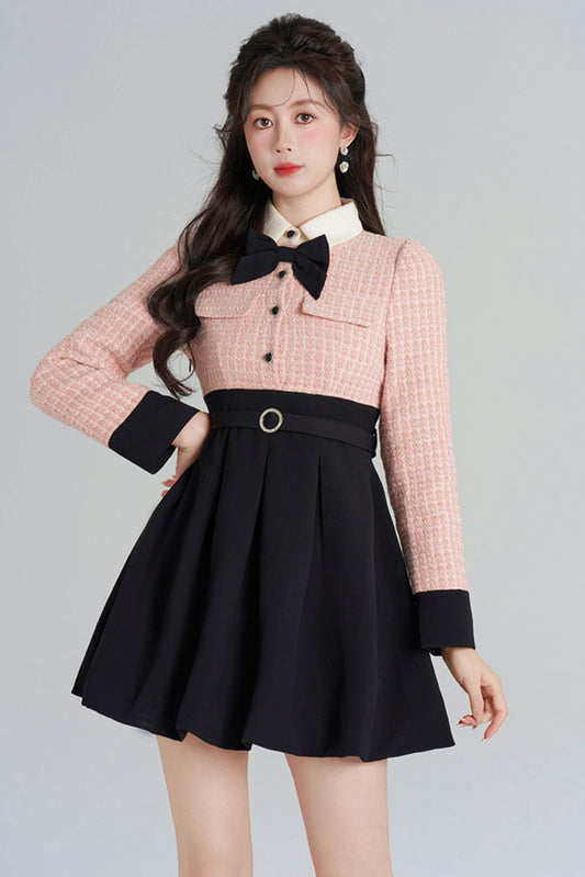 Woolen Two-piece Dress