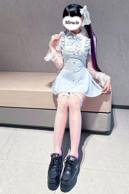 Subculture Dark Kawaii Lace Dress + Shorts