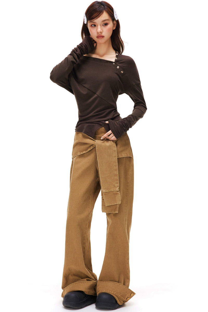 Slit Slim Top