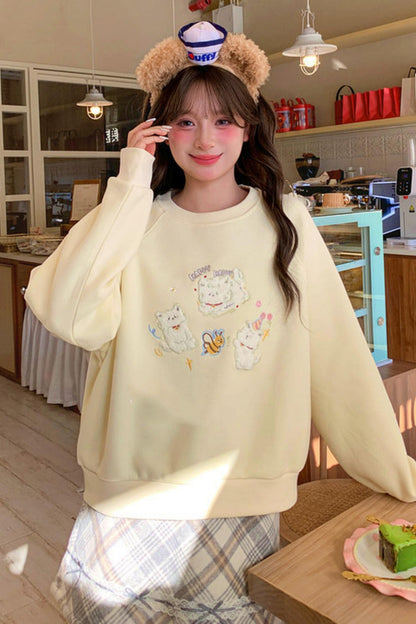 Sweet Dog Loose Sweatshirt