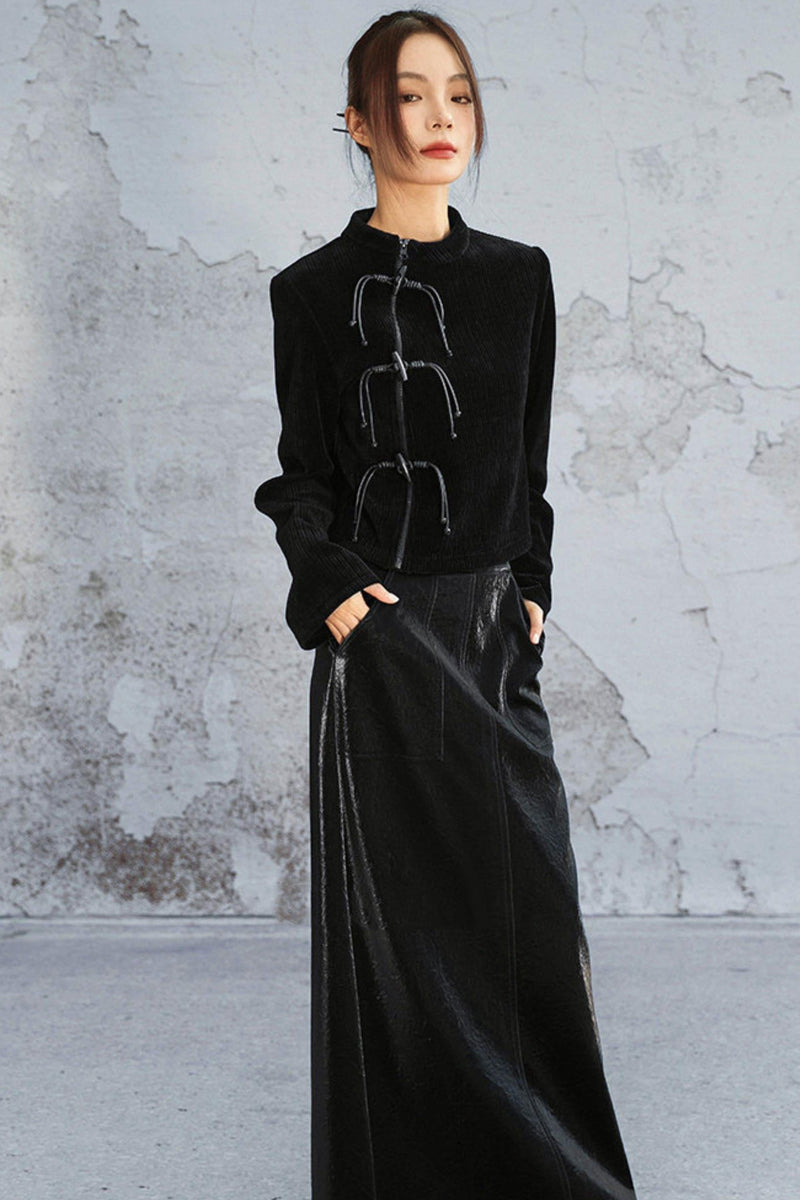 Dark Mode Chinese-style Top