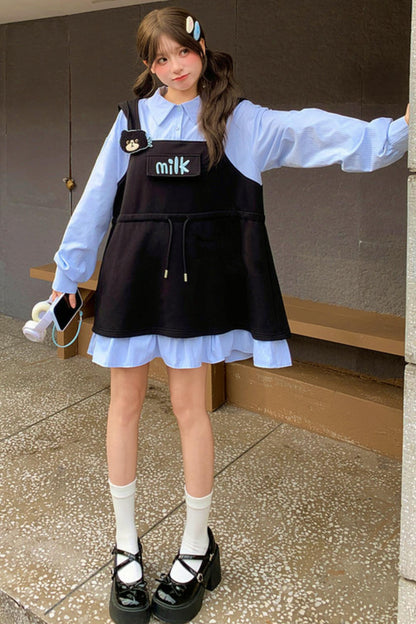 Cat Ear Hooded Dress