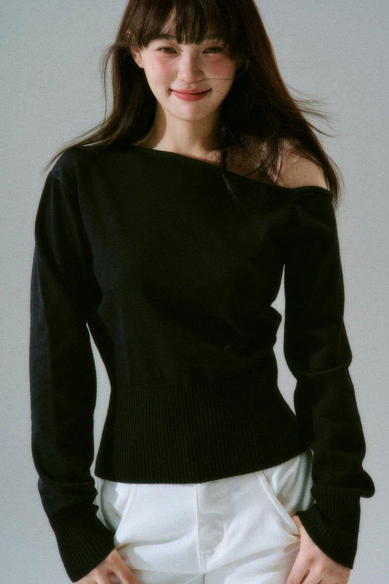 Asymmetrical One-shoulder Top