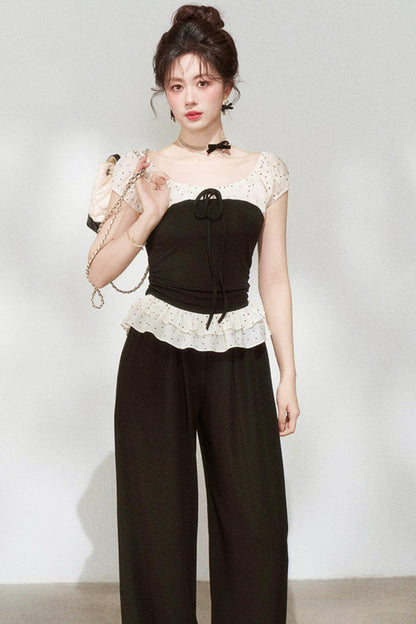 Off-shoulder Top + Pants