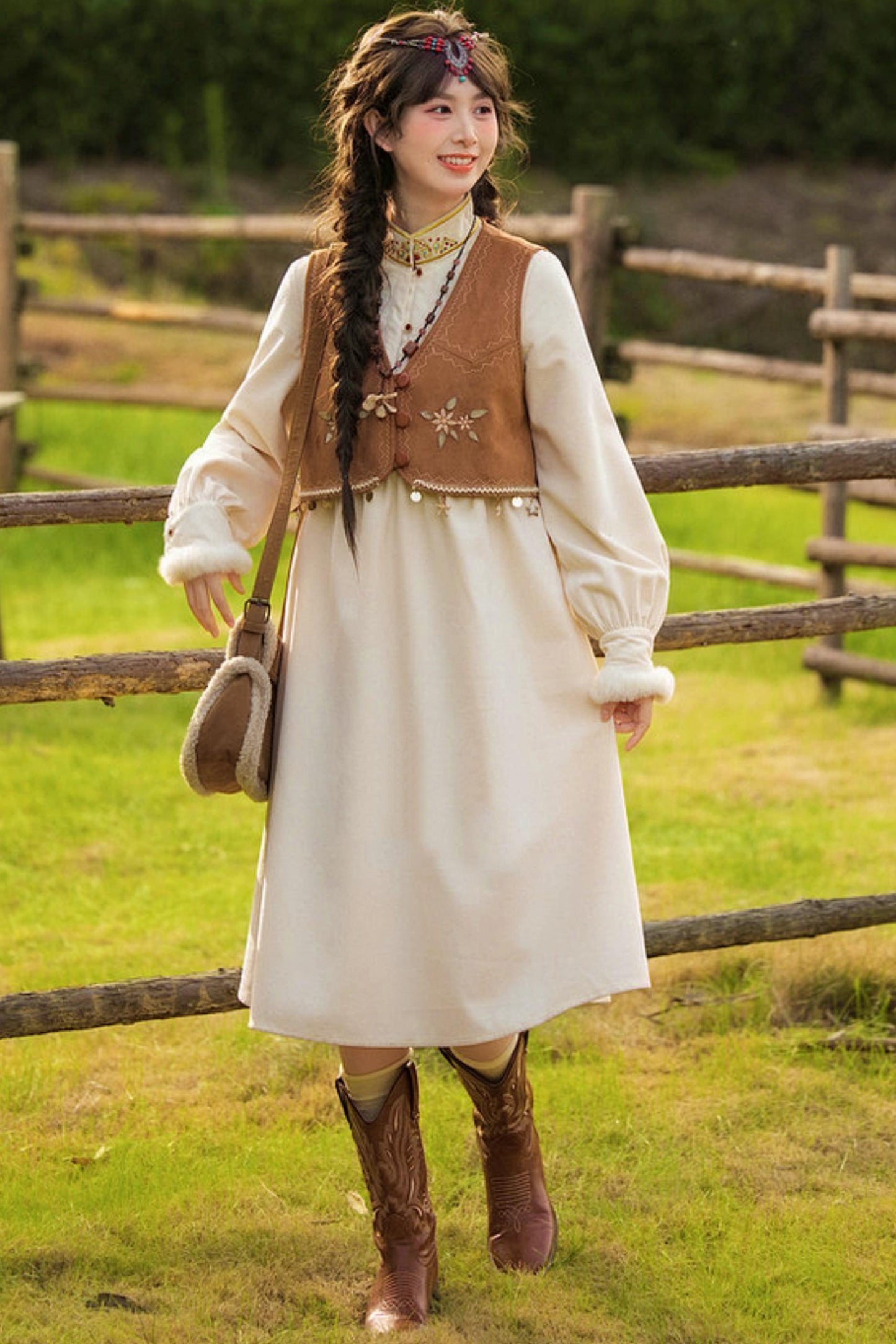 Retro Mori Girl Dress
