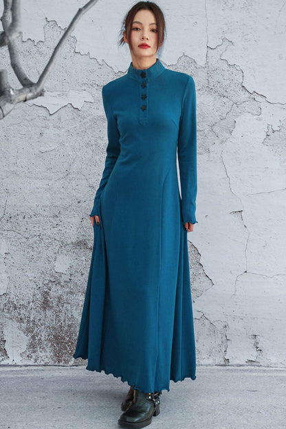 Blue Mode Chinese-style Dress