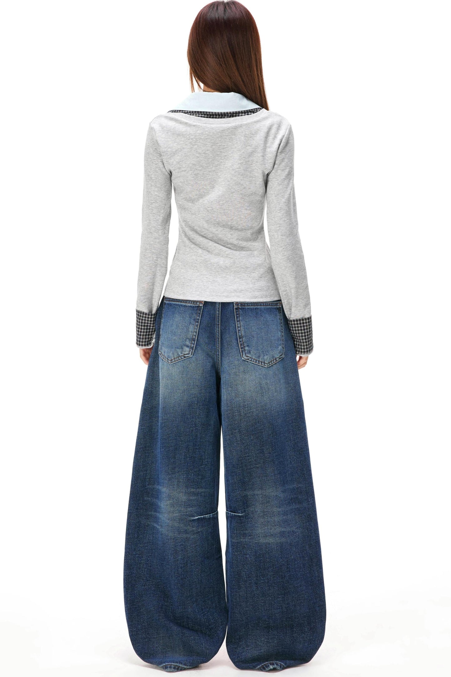 Retro Knit Patchwork Top