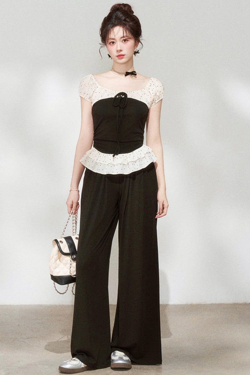 Off-shoulder Top + Pants