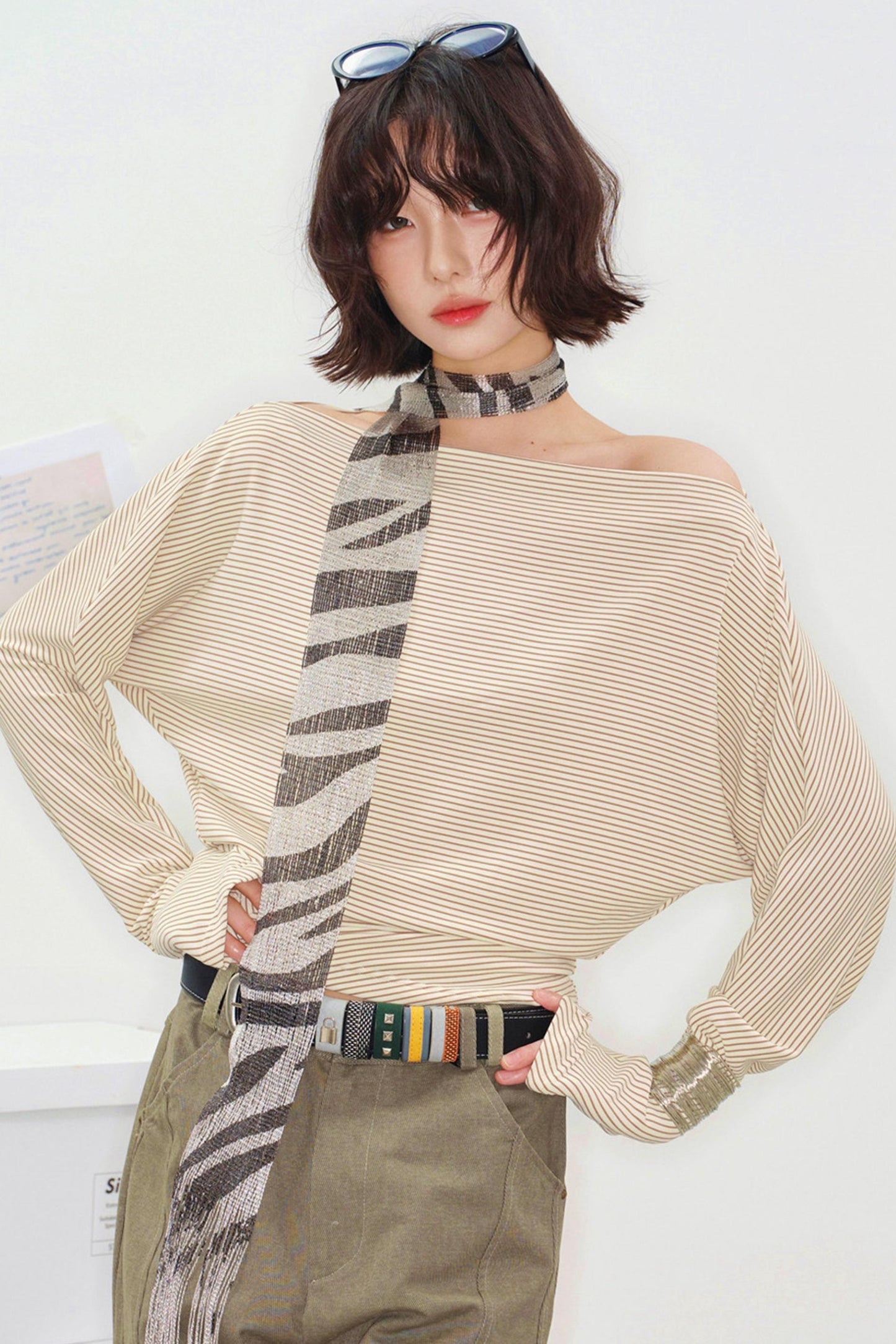 Timescale One Shoulder Top