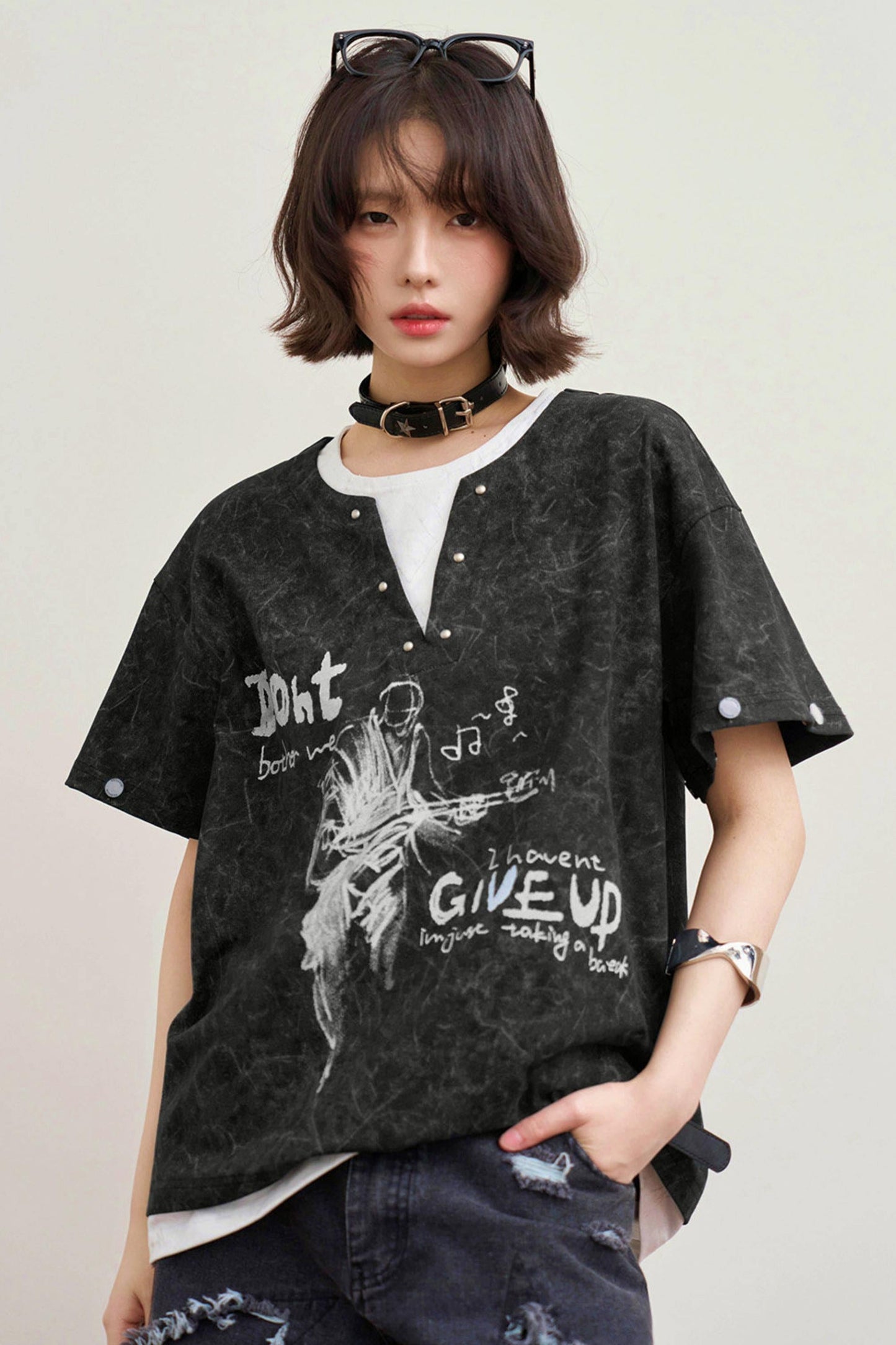 Rockin' Mode Loose Tops