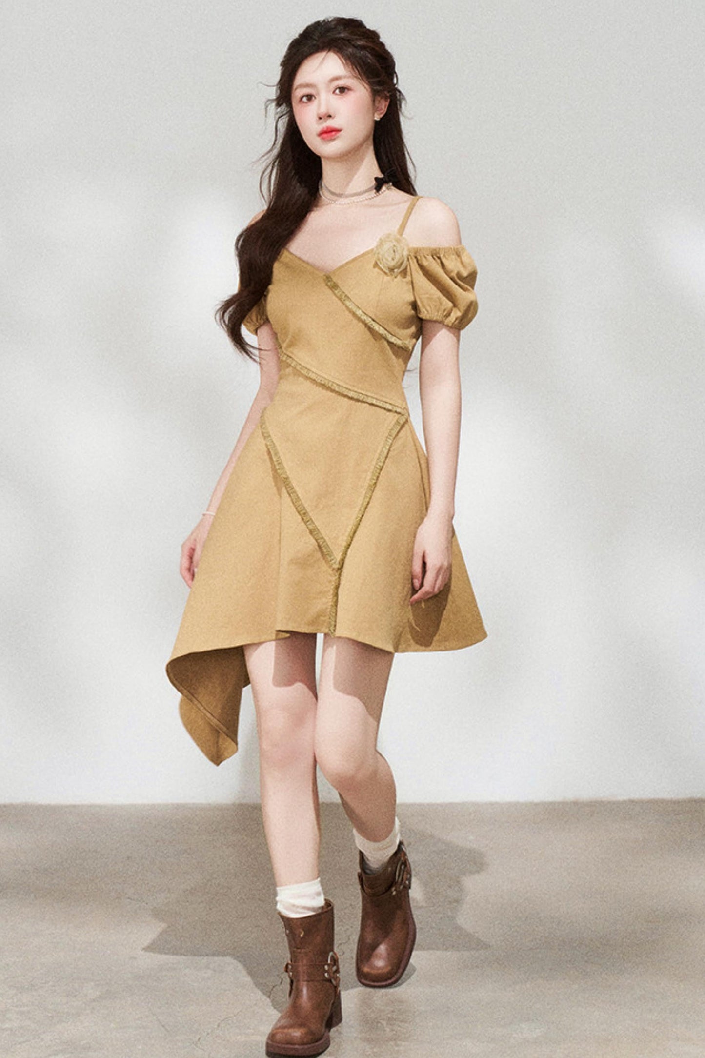 French Tassel Dress