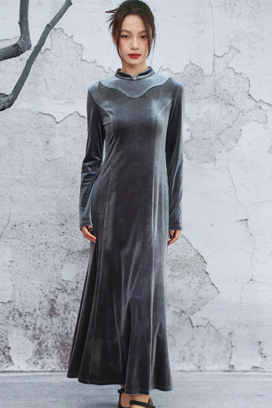Eternal Night Velvet Dress