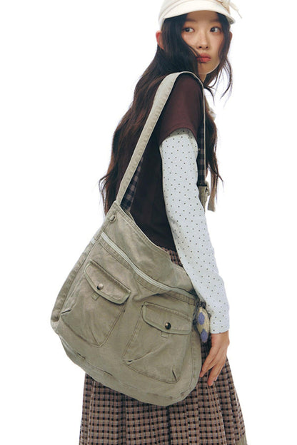 Patchwork Canvas Bag