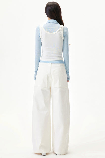 Fitted Tencel Knit Vest