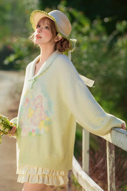 Sweet Bear Knit Sweater