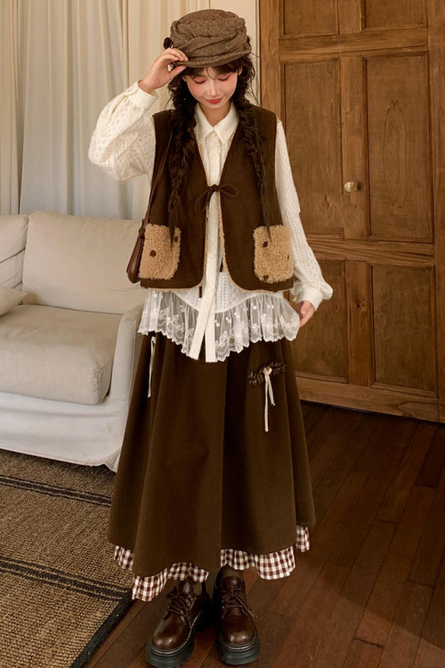 Lace Patchwork Blouse