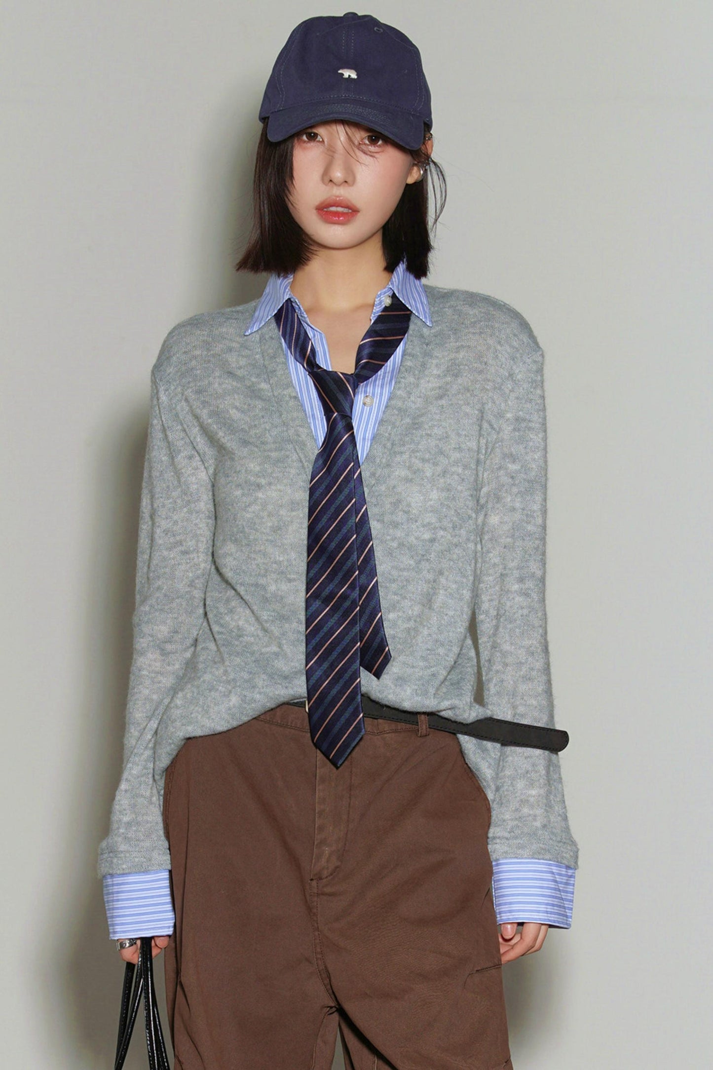 Preppy Knit Sweater Top