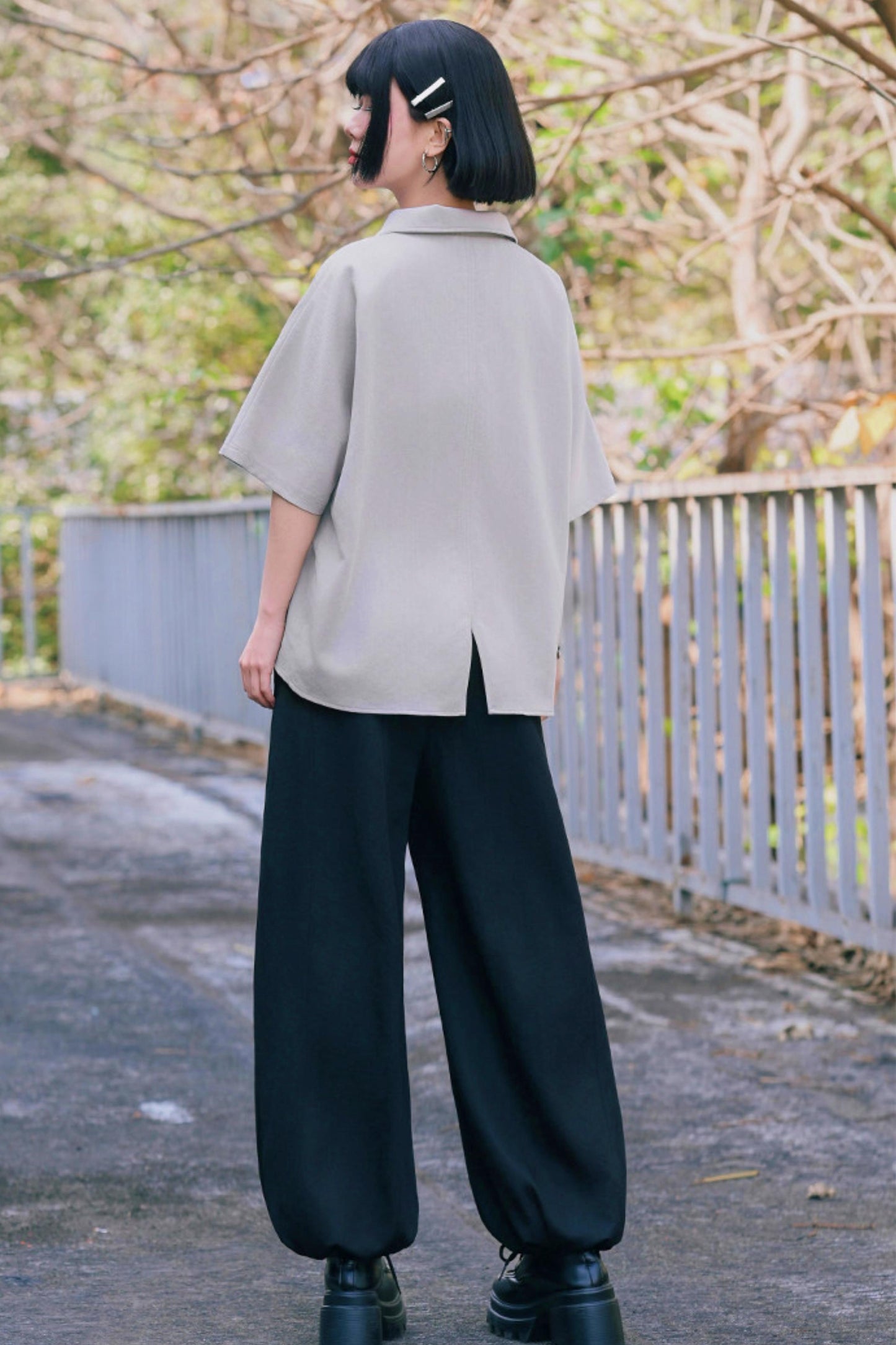 Eternity Printed Mid-sleeve Top