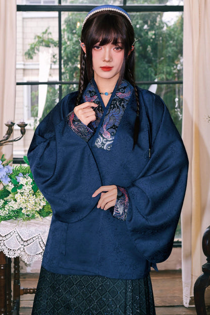 Gold Woven Hanfu Blouse