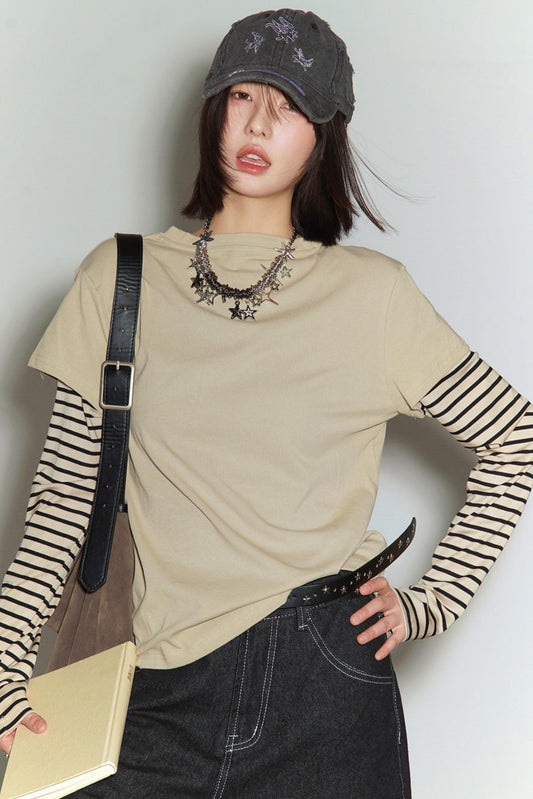 Gravity Patchwork Color Block Top