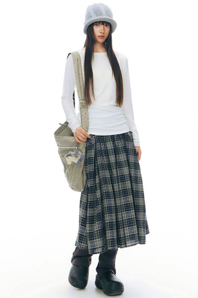 Y2k Button Layered Top