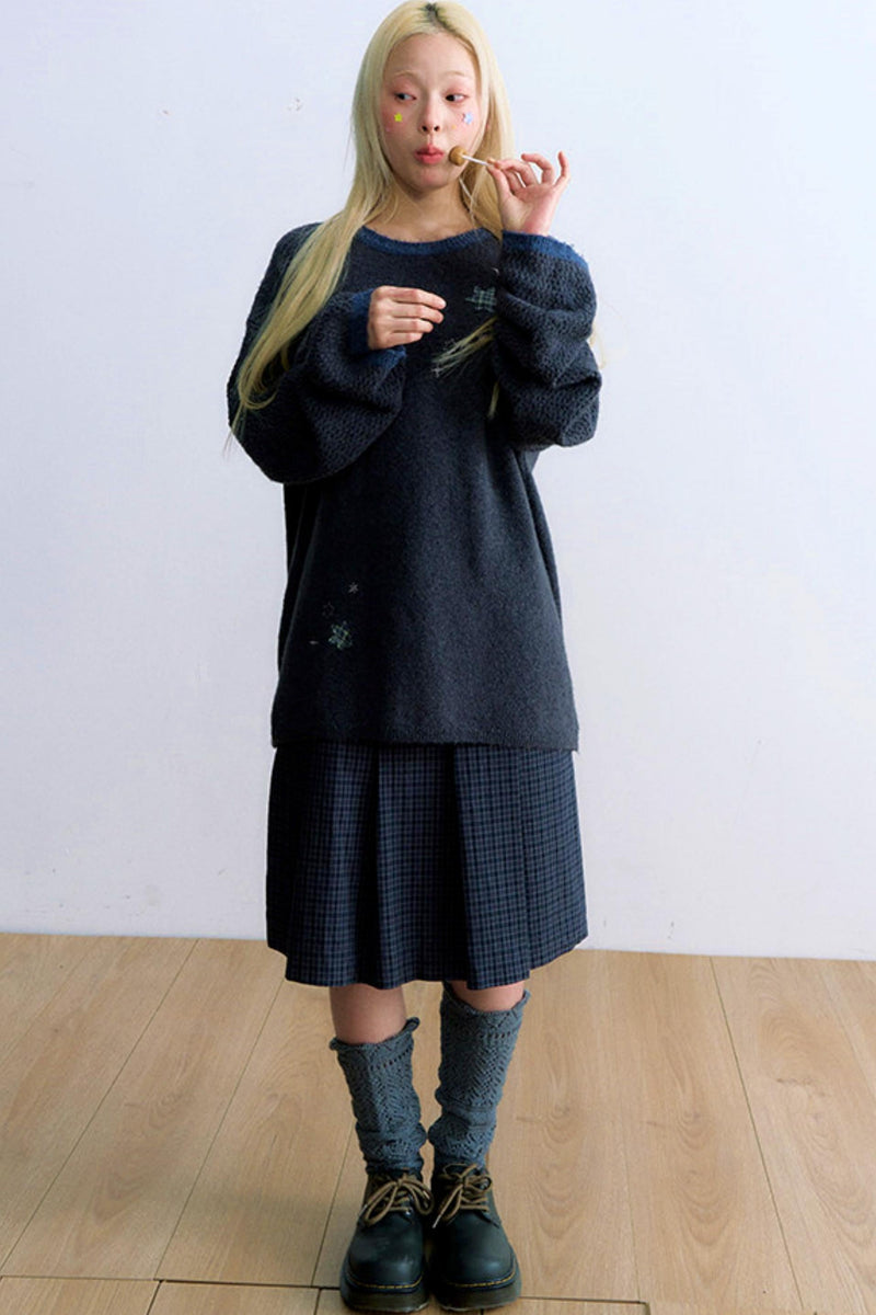 Six Point Star Knit Sweater