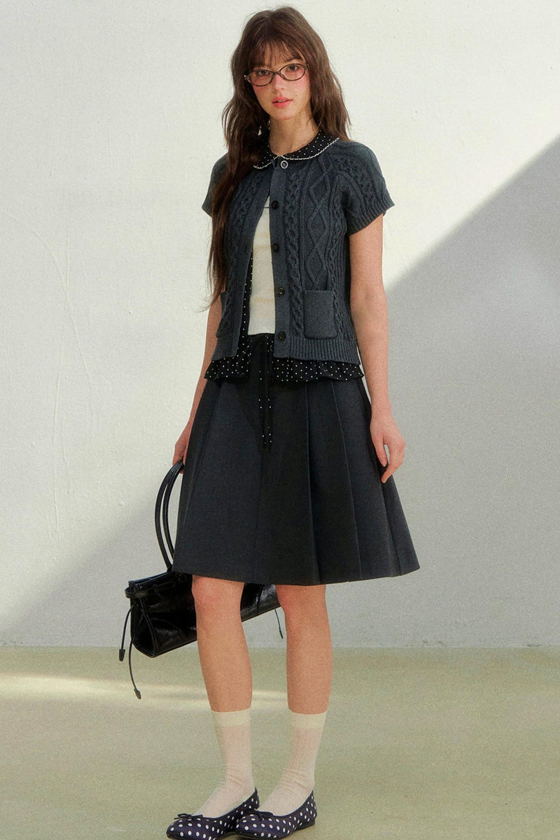 College Style Knit Top