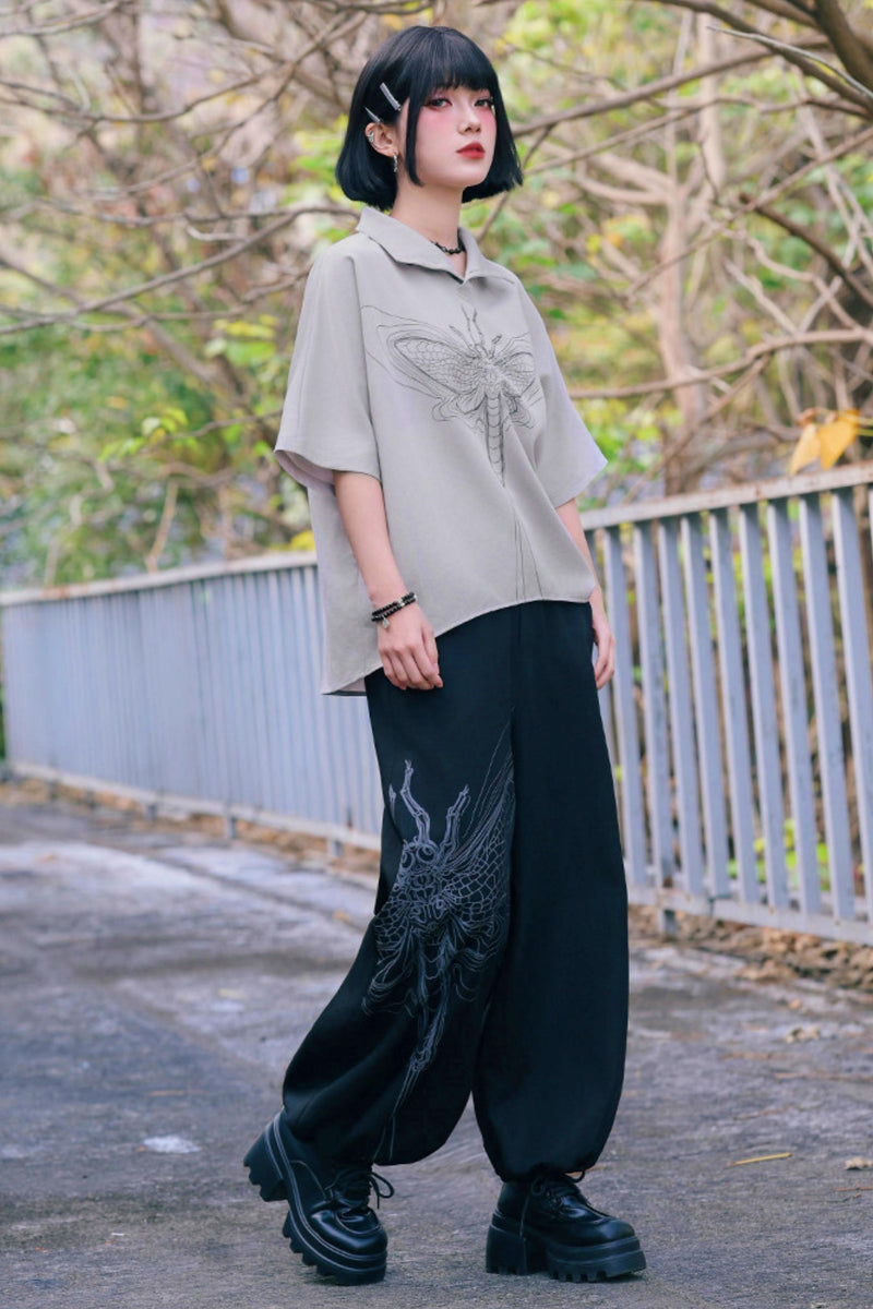 Eternity Printed Mid-sleeve Top