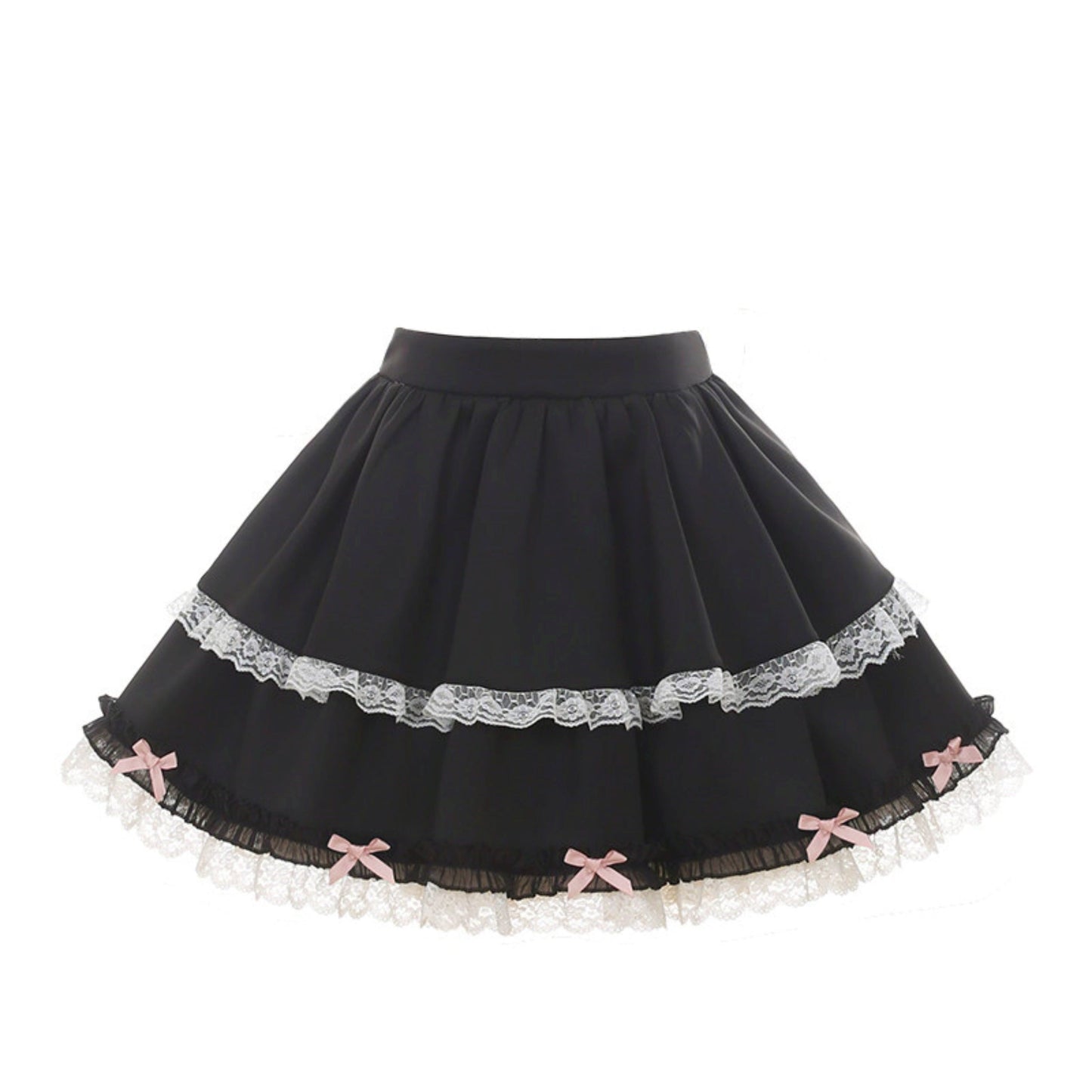 Bear Angel One-shoulder Top + Tiered Skirt