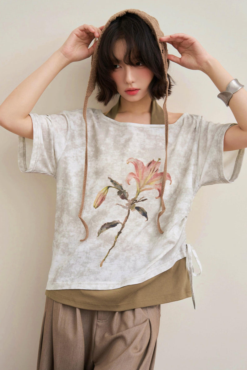 Retro Design Loose Top