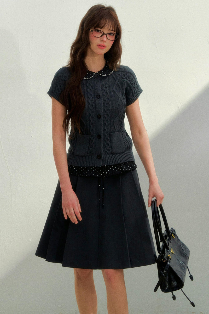 College Style Knit Top